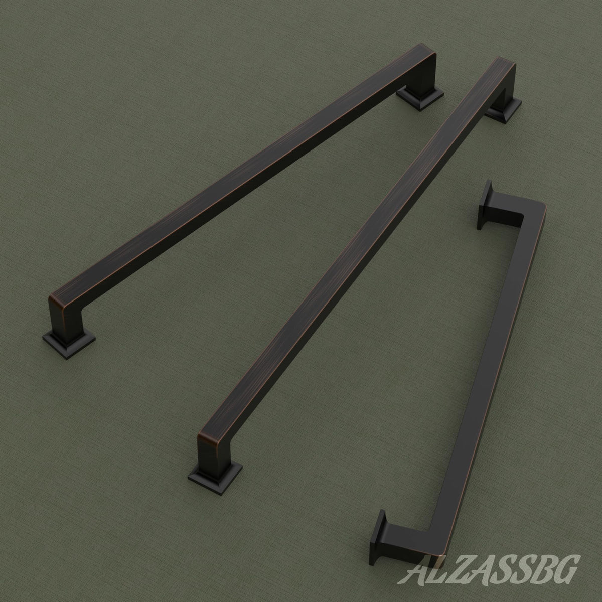 4" Oil Rubbed Bronze Cabinet Pulls and Handles 10 Pack, AL3046ORB