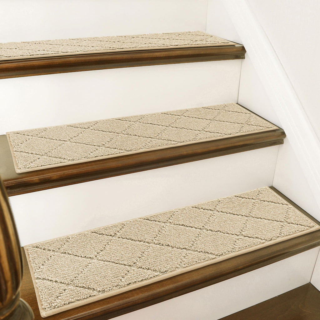 For Wooden Steps Non Slip 9"x28", 10pc, Warm Beige