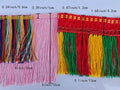 Chainette Fringe Trim 6 Inch 10 Yards Tassel Fringe Trim for Sewing Craft DIY Decoration(914 Gray)