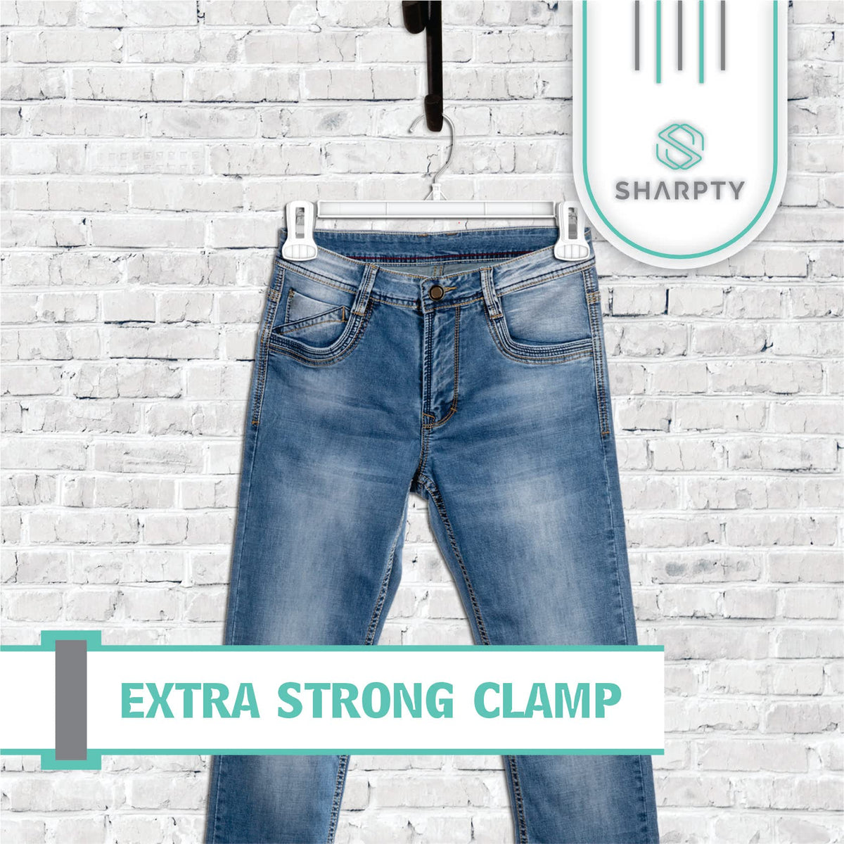 Pant & Skirt Hangers - Closet Hangers for Shorts, Shirts, Jeans, Dresses, Slacks, Coats, Clothes, Clothing, Garments
