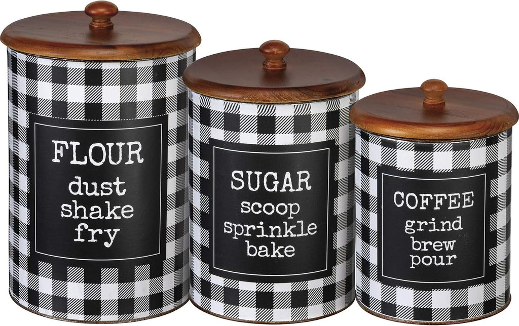 Canister Set - Flour Sugar Coffee
