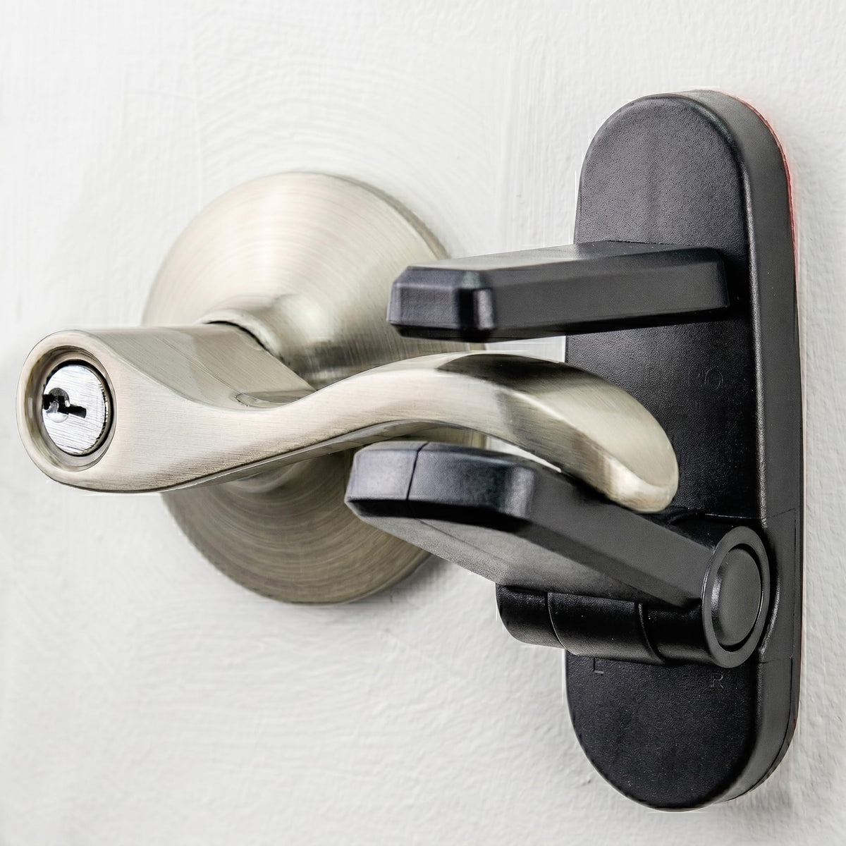 Lever Lock (4 Pack) Prevents Toddlers from Opening Doors. 3.25" L * 1.5" W * 4.5" H Easy One Hand Operation for