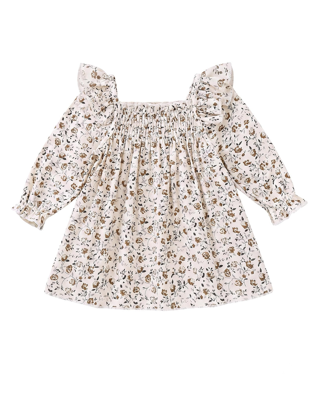 Baby Dress 12 Fall Outfits Brown Ruffle Smocked Dresses
