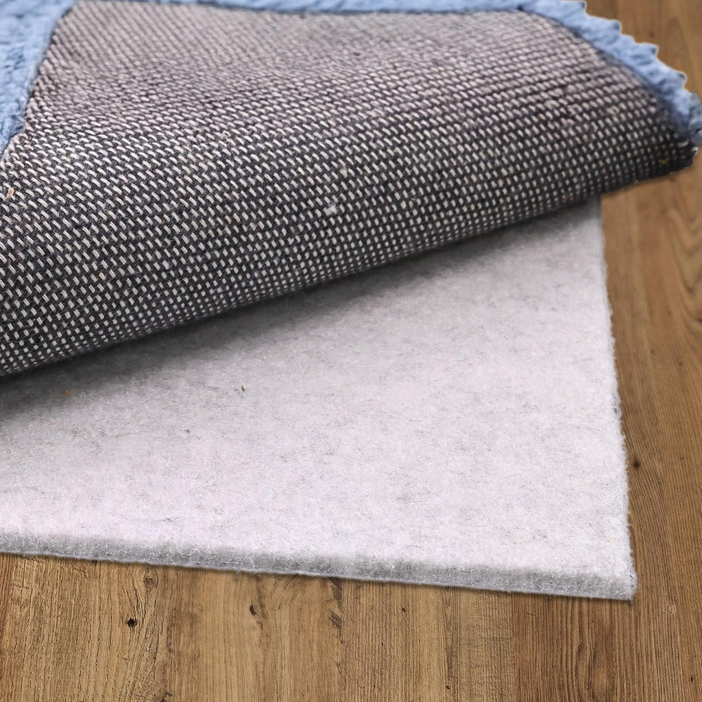 4' x 6' Non Slip Rug Pad Waterproof, 1/4" Thick 100% Felt +Rubber Rug Pad, Under Area Rug Pad Protective Cushioning - Set of 24