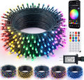 RGB Christmas Lights, 66FT 200 LED Color Changing String Lights