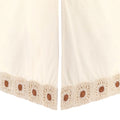 Crochet Crib Skirt, Cream Bed Skirt Cribs, Neutral Boho Scalloped Accent for Baby Boys and Girls, Crib Skirt Girl and