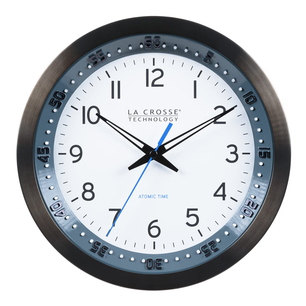 Inspired Nelson Style Atomic Wall Clock, Metal, 10" (404-54667)