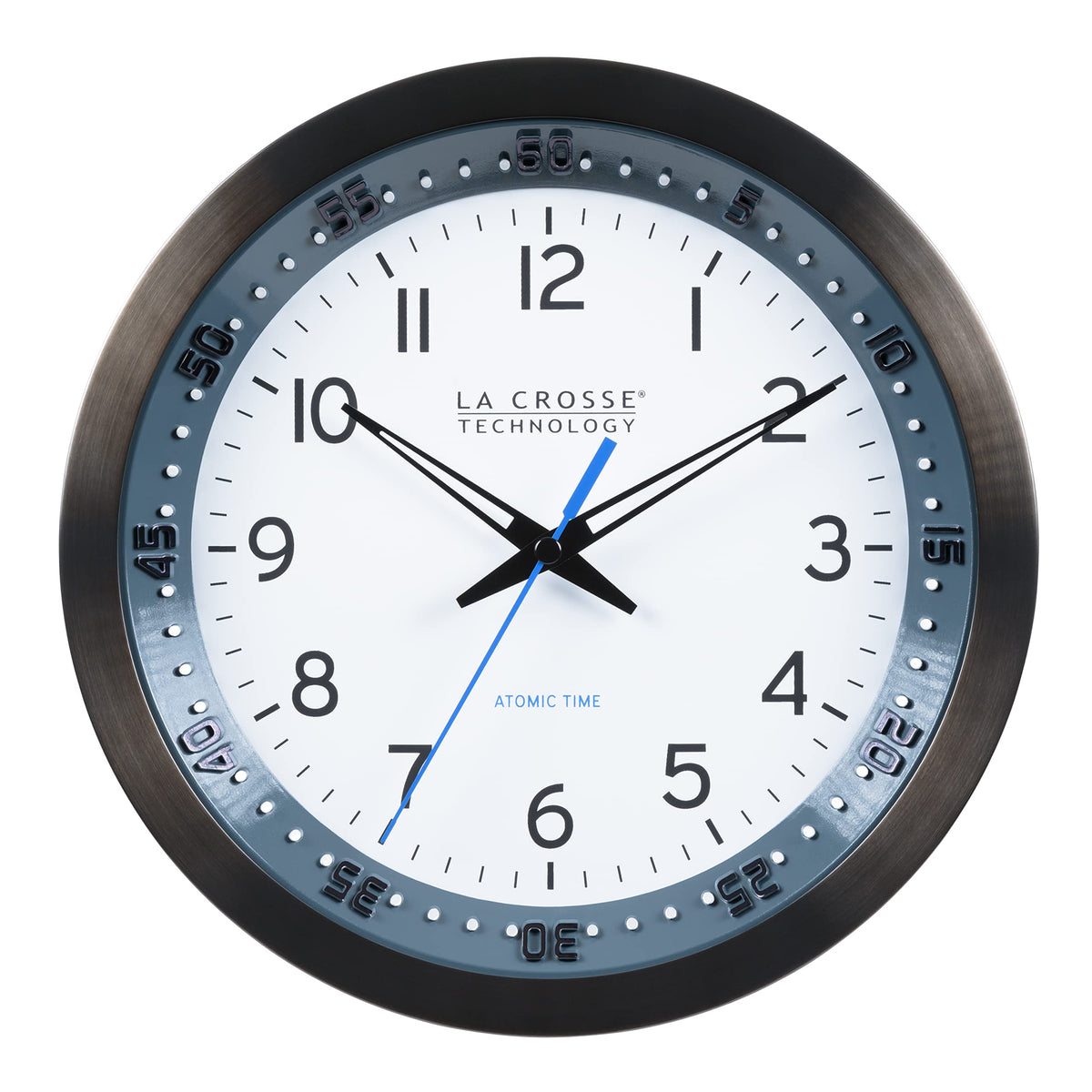 Inspired Nelson Style Atomic Wall Clock, Metal, 10" (404-54667)