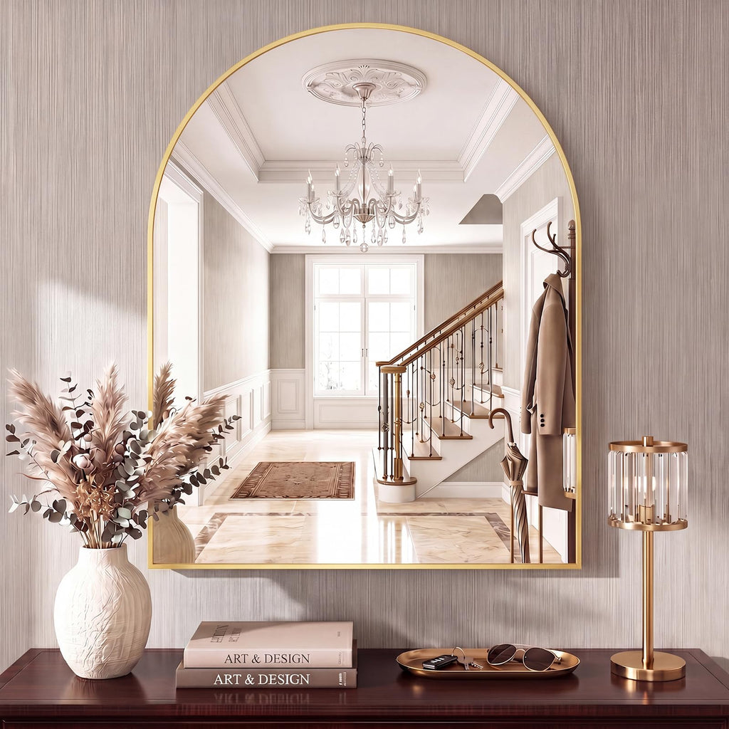 30"x40" Arched Bathroom Mirror, Bathroom Mirrors for Over Sink