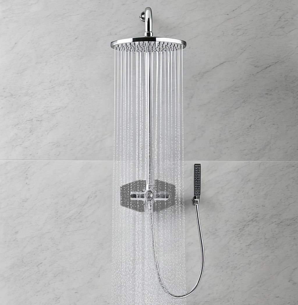 One-Hole Remodel Cover Plate for Mixet Bathtub and Shower Valves, Polished Chrome