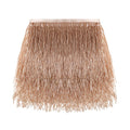Beaded Fringe Trim - 6in Wide Glass Beaded Fringe for Dress Clothing and DIY Crafts (Champangne) - 1 Yard