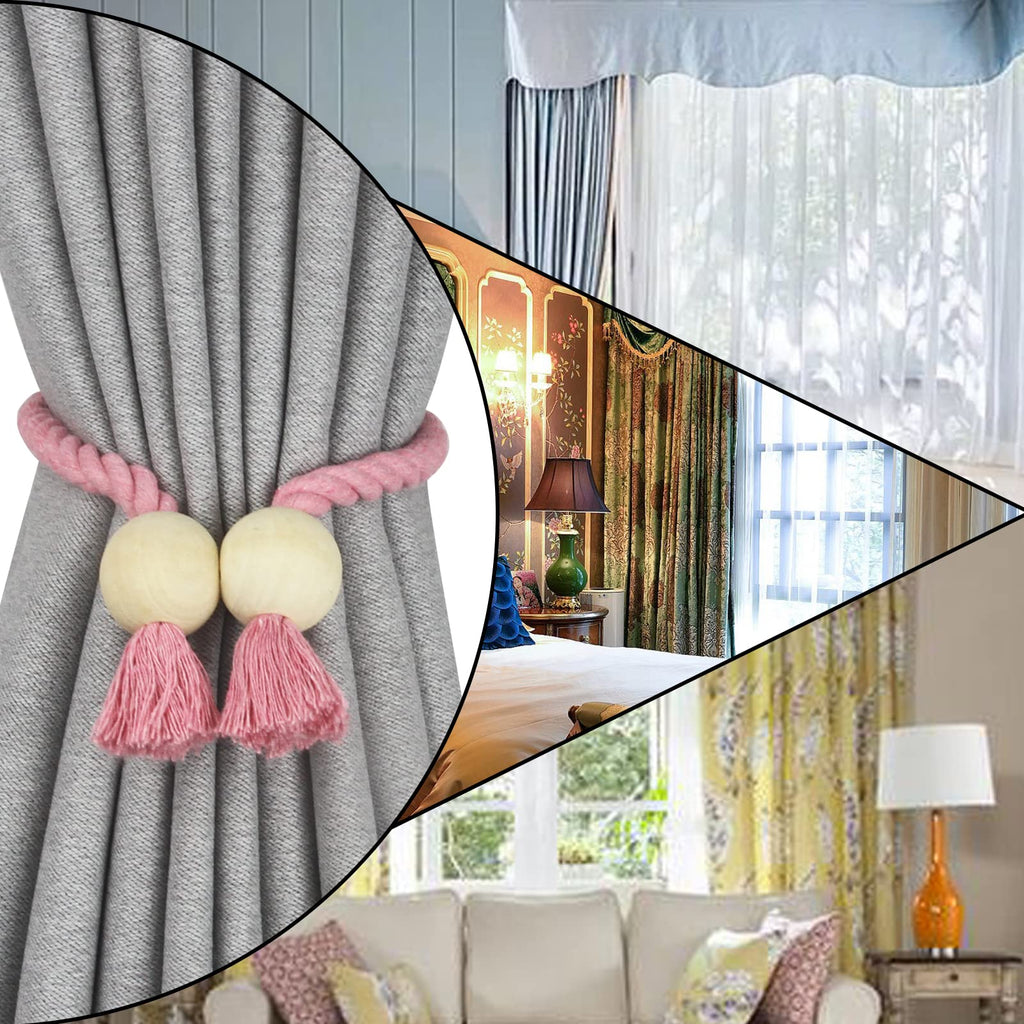 Magnetic Curtain Tiebacks Decorative Tie Back Drapes Holdbacks