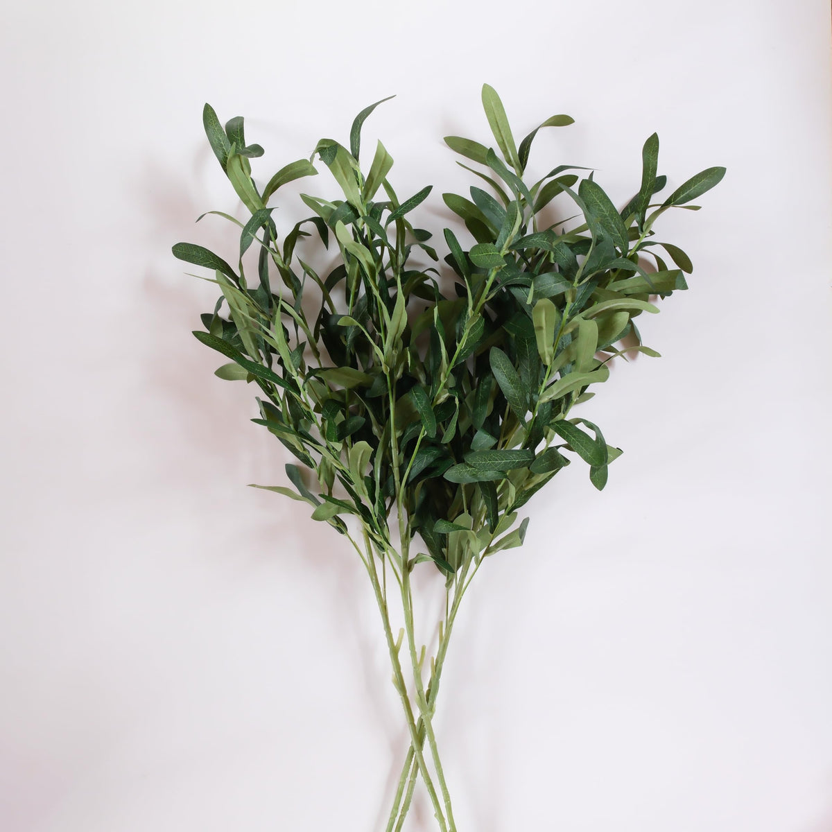 4pcs 36 inch Tall Faux Greenery Branches Stems Fake Olive Branches Artificial Plants for Vase Home Party Decoration