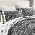 Farmhouse Botanical Quilt Set - 100% Cotton Quilts with 2 Pillow Shams, 3 Piece Bedspread Lightweight Bedding