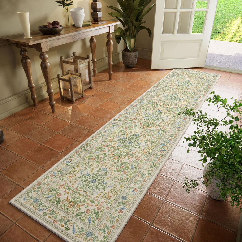 Washable Runners s Kitchen Rug: 2'x10' Runner Rugs Stain Resistant Non Slip Low Pile Soft Indoor Carpet Runner Rugs
