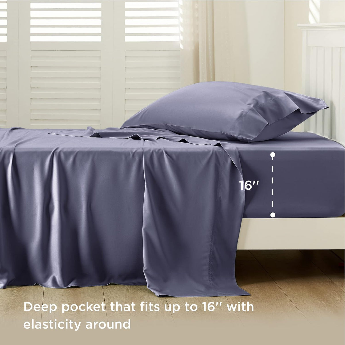PureWoven 100% Rayon Derived from Bamboo Sheets Set