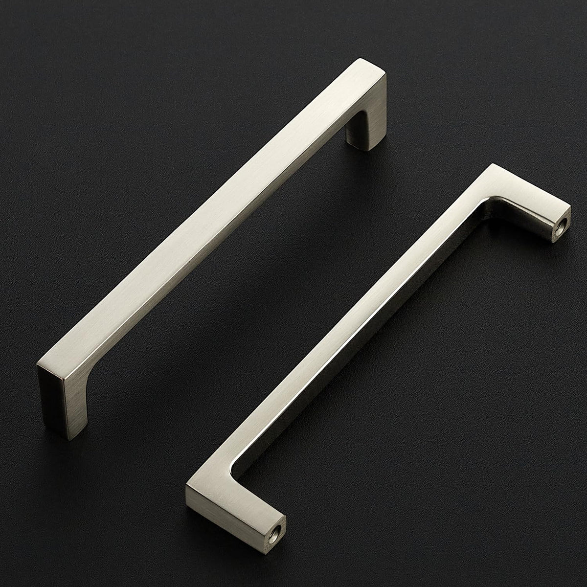Brushed Nickel Kitchen Cabinet Solid Handles,5 Inch,5 Pack