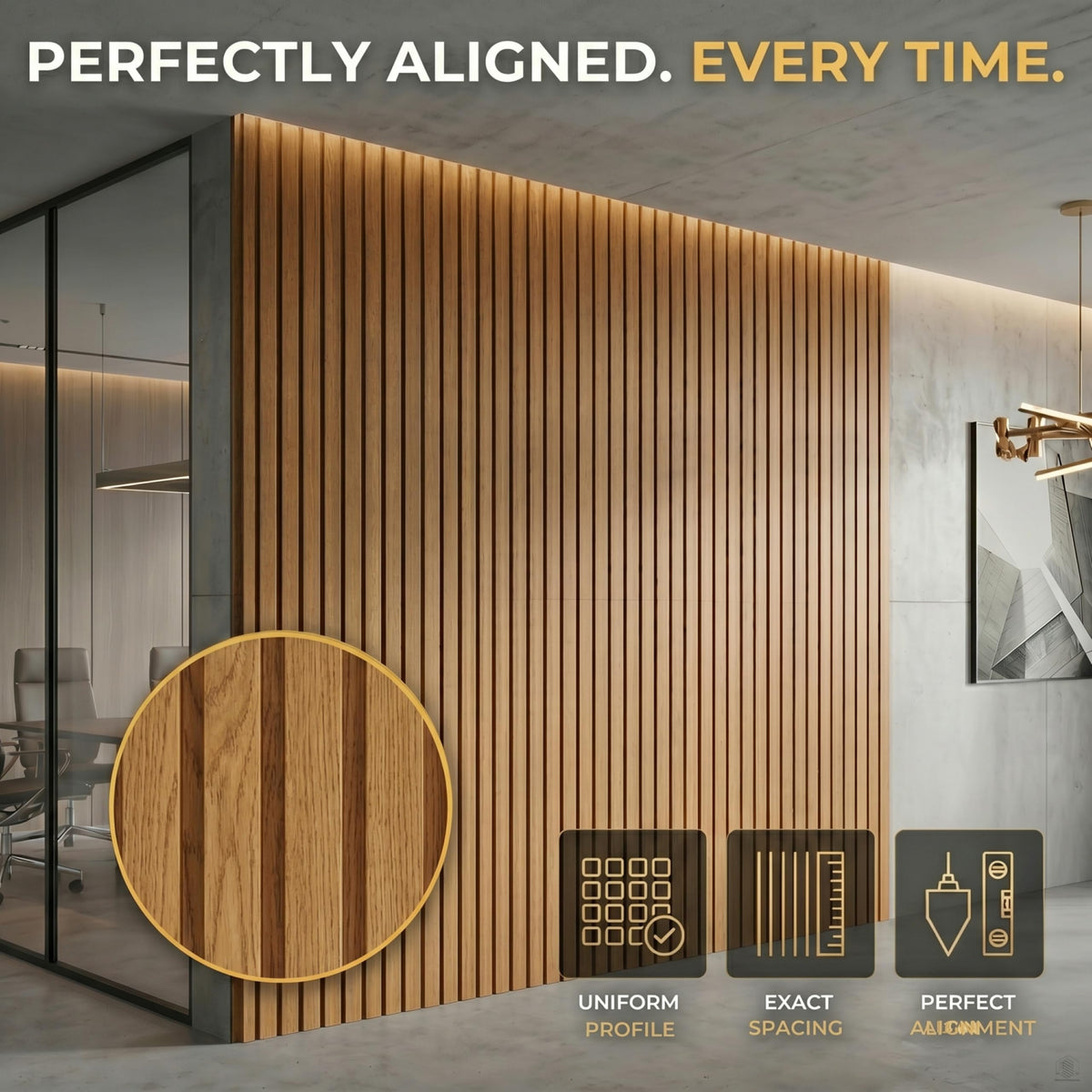 WPC Exterior Wall Slat Panels Waterproof Outdoor Composite Siding Cladding 94.5 in x 8.62 in 28.3 sq.ft Light Walnut