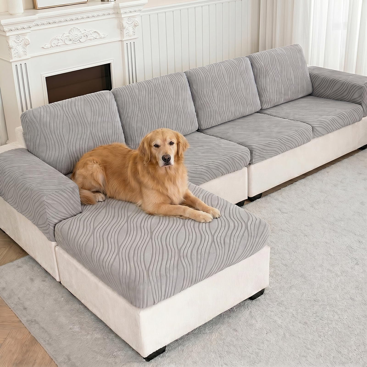 Couch Cushion Cover Sectional Couch Covers for Sofa Chaise Couch Cushion Cover L Shaped Couch Cover Sofa Seat Cover