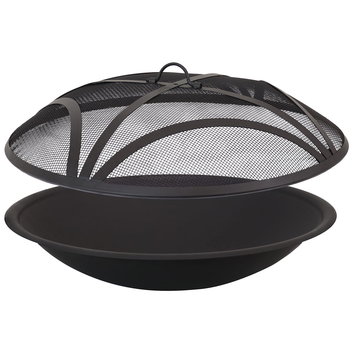 Pit Bowl with Spark Screen, 23.25" Outer / 21" Inner Dia