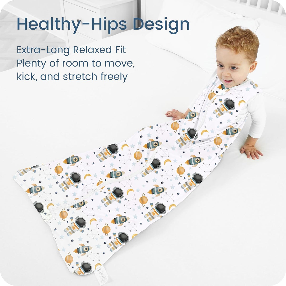 Toddler Sleep Sacks - -, 0.5 TOG Light Summer Wearable Blankets, Extra Long XL Sleeping Bags, 2 Pack