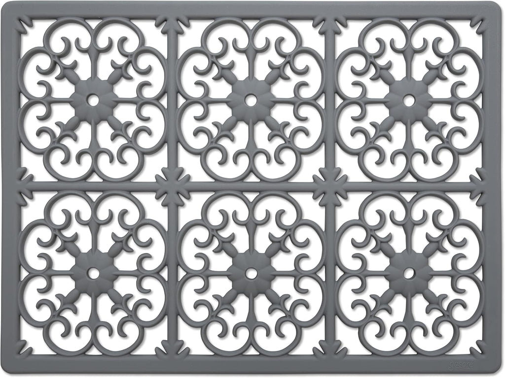 Extra Large, Thick, Silicone Trivet for Hot Dishes, Pots, and Pans, Heat Resistant Mat for Countertop, Hot Pad, Easy