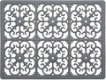 Extra Large, Thick, Silicone Trivet for Hot Dishes, Pots, and Pans, Heat Resistant Mat for Countertop, Hot Pad, Easy