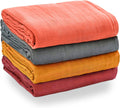 Pack of 4 Swaddle Blankets - Organic Cotton Muslin Baby Blanket for Swaddles 3-6 Months & 0-3 Months | Soft Swaddle