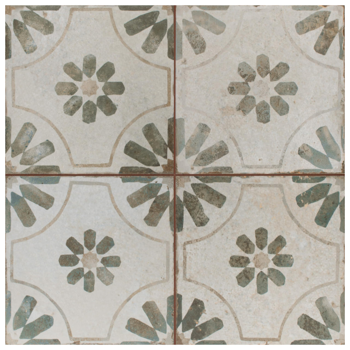 Kings Blume Sage 17-5/8" x 17-5/8" Ceramic Floor and Wall Tile