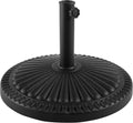 Patio Umbrella Base - 39lb Weighted Resin and Cement Patio Umbrella Stand Outdoor Base