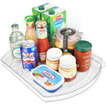 Lazy Susan Turntable for Refrigerator, Square Turntable Organizer for Fridge Cabinet, Pantry, Countertop | 16.5" x