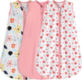 3 Pack Baby Sleep Sack 100% Rayon Cotton Baby Sleeping Bag Way Zipper Toddler Wearable Blankets Comfy