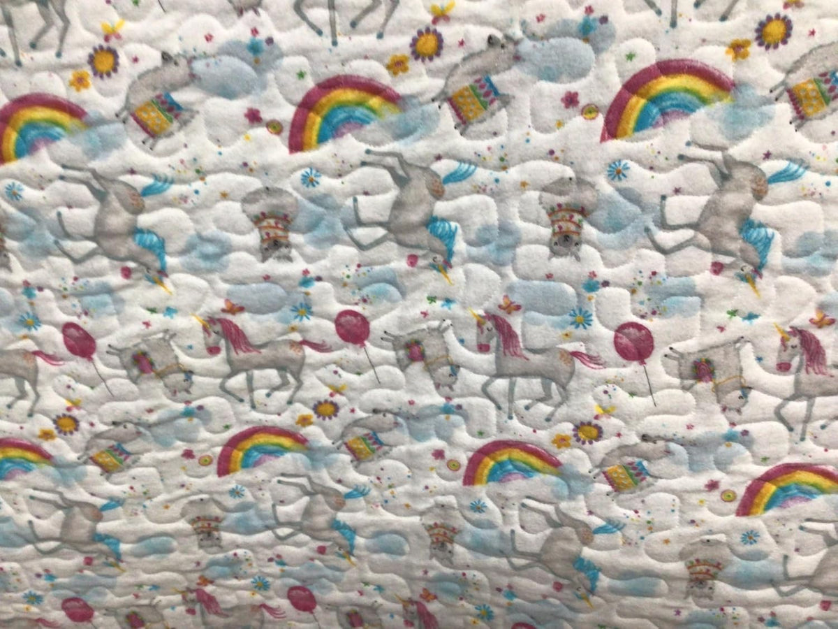 Baby Quilt Unicorn, Crib Bedding