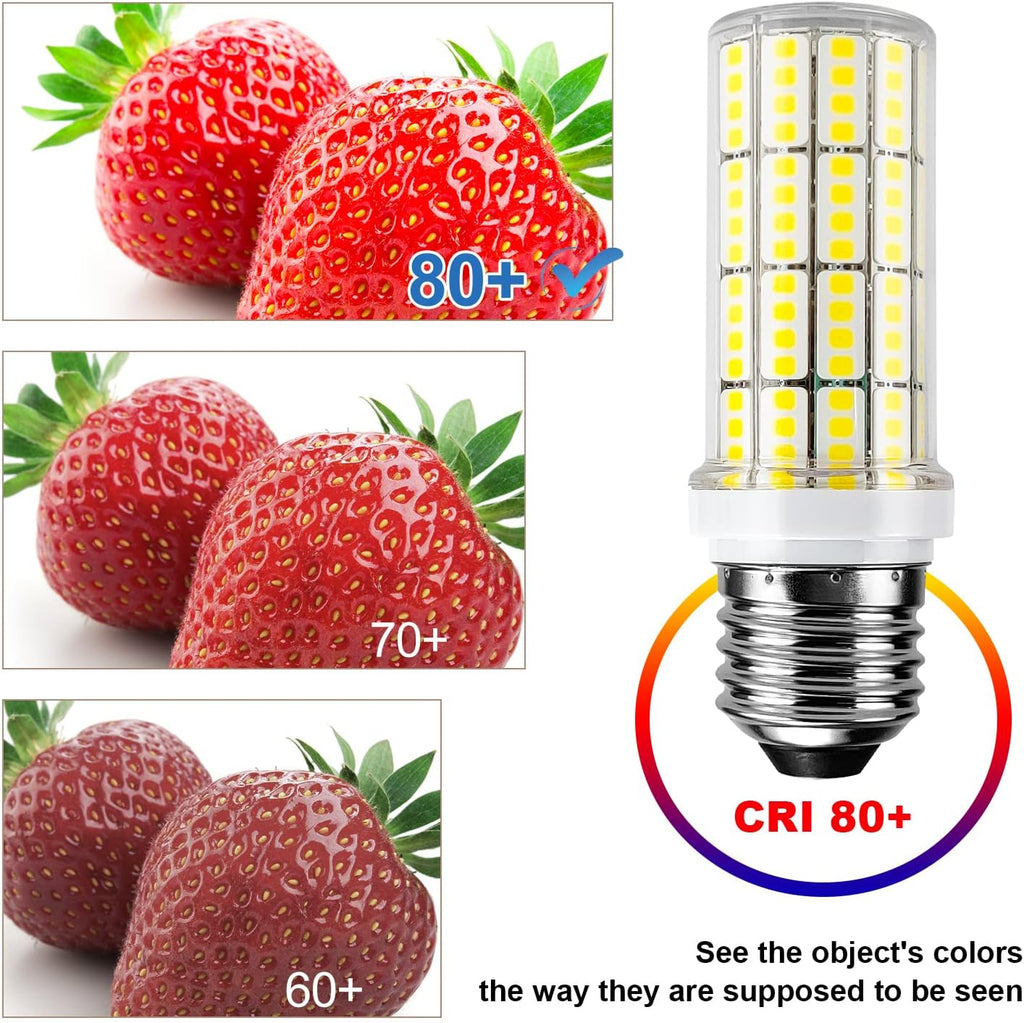 LED Corn Light Bulb 200w Equivalent 2500 Lumen 5000K Cool Daylight White 20W E26/E27 Base Ceiling Fan Led Light Bulb