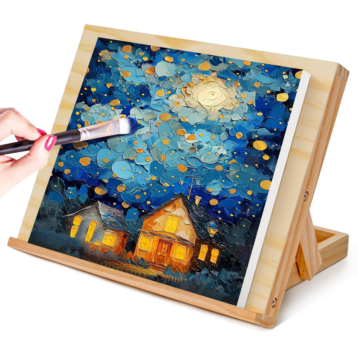 Easel for Painting Tabletop Easel 13 4/5 by 11 2/5 in