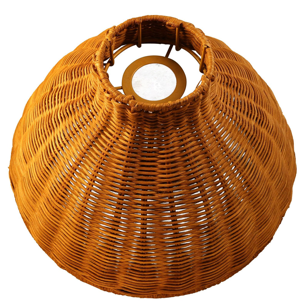 Rattan woven Pendant Lights Shade Rattan Hanging Lamp Shades for Pendant, Floor, Table, and Wall Lamps - Boho Wicker