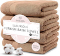Exquisite 4-Piece Turkish Bath Towel Set: Ultra-Soft, Thick, and Plush Towels for a Premium Hotel Experience in