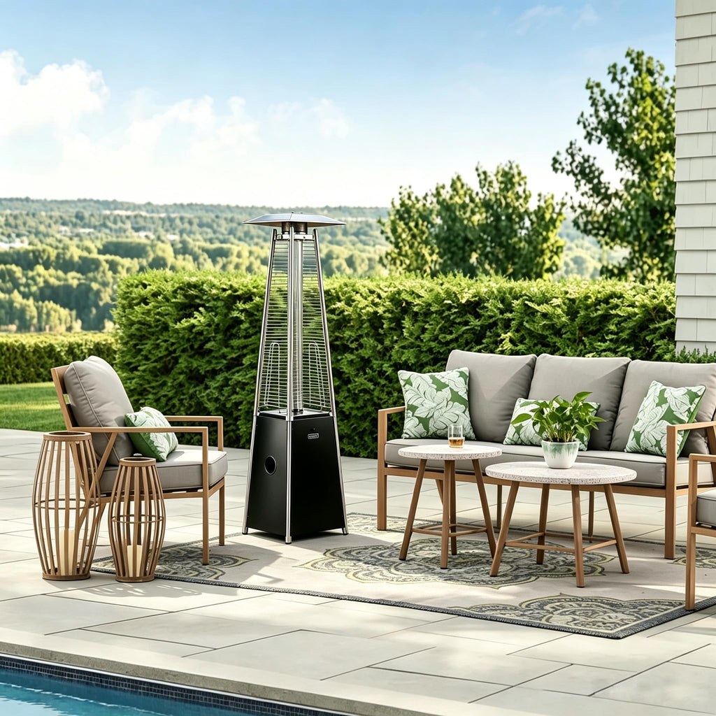 Pyramid Patio Heater, Outdoor Heater, Propane Heater
