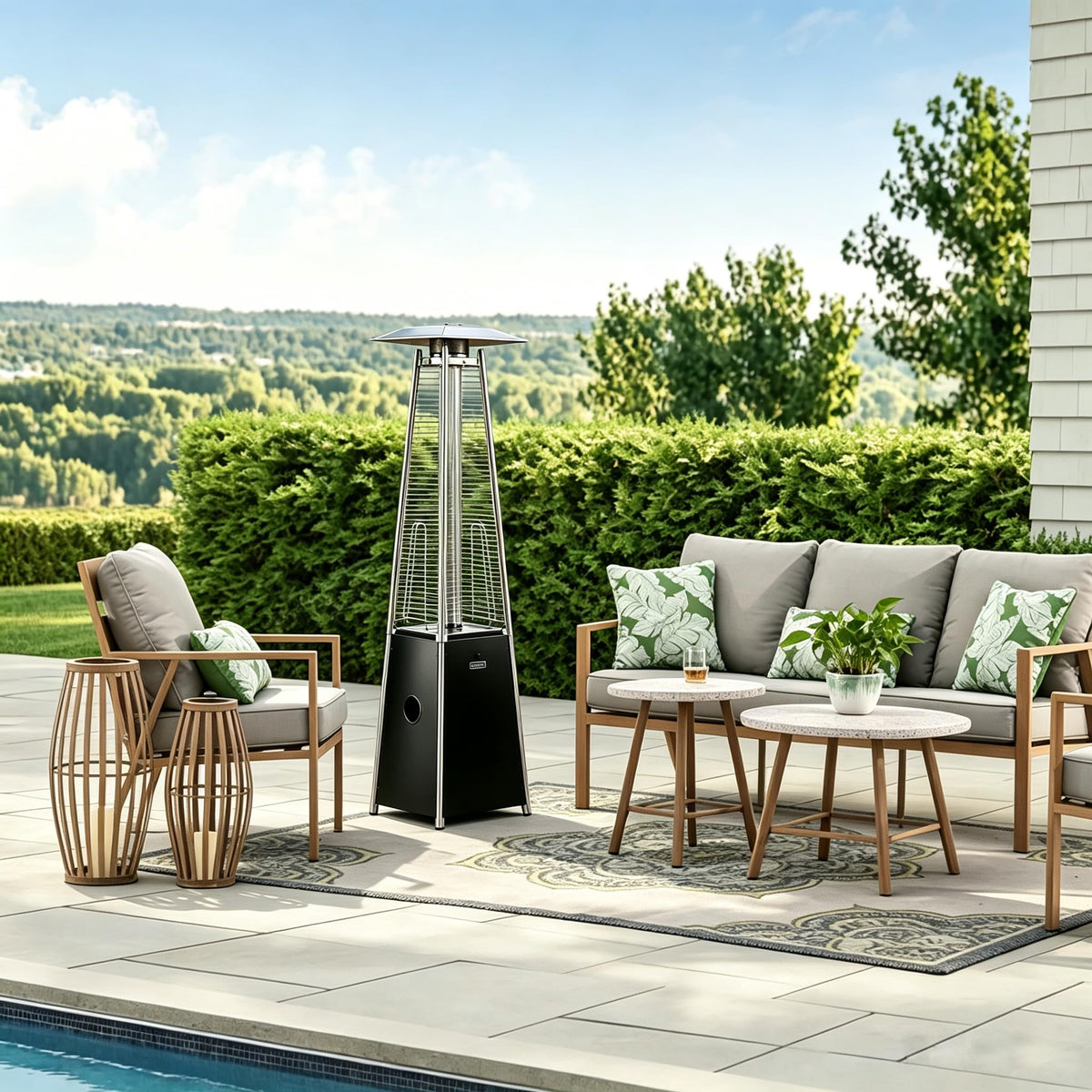 Pyramid Patio Heater, Outdoor Heater, Propane Heater