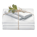 Premium Soft Gray King Bed Sheets Set 4-Piece - Percale Microfiber - Fitted Sheet Flat Sheet and Pillow Cases - Deep