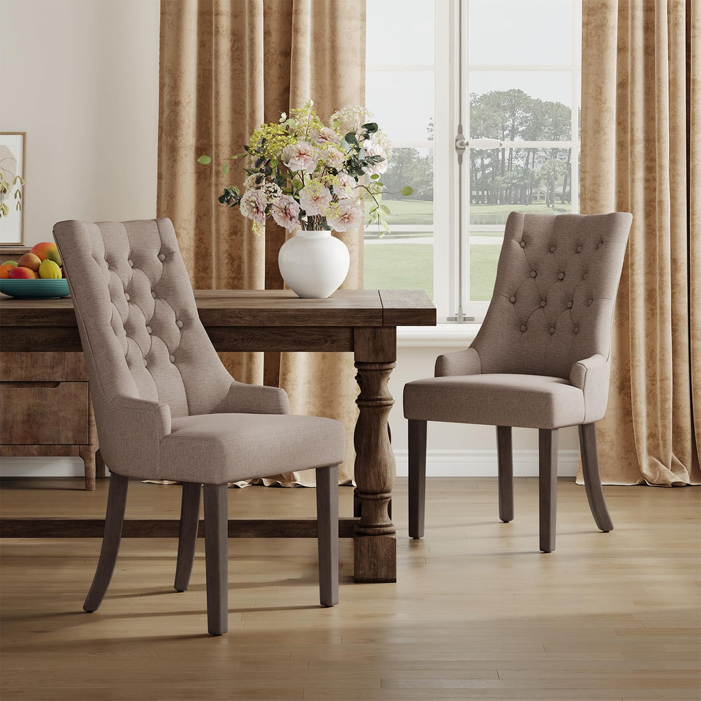 Wingback Set of 2, Taupe