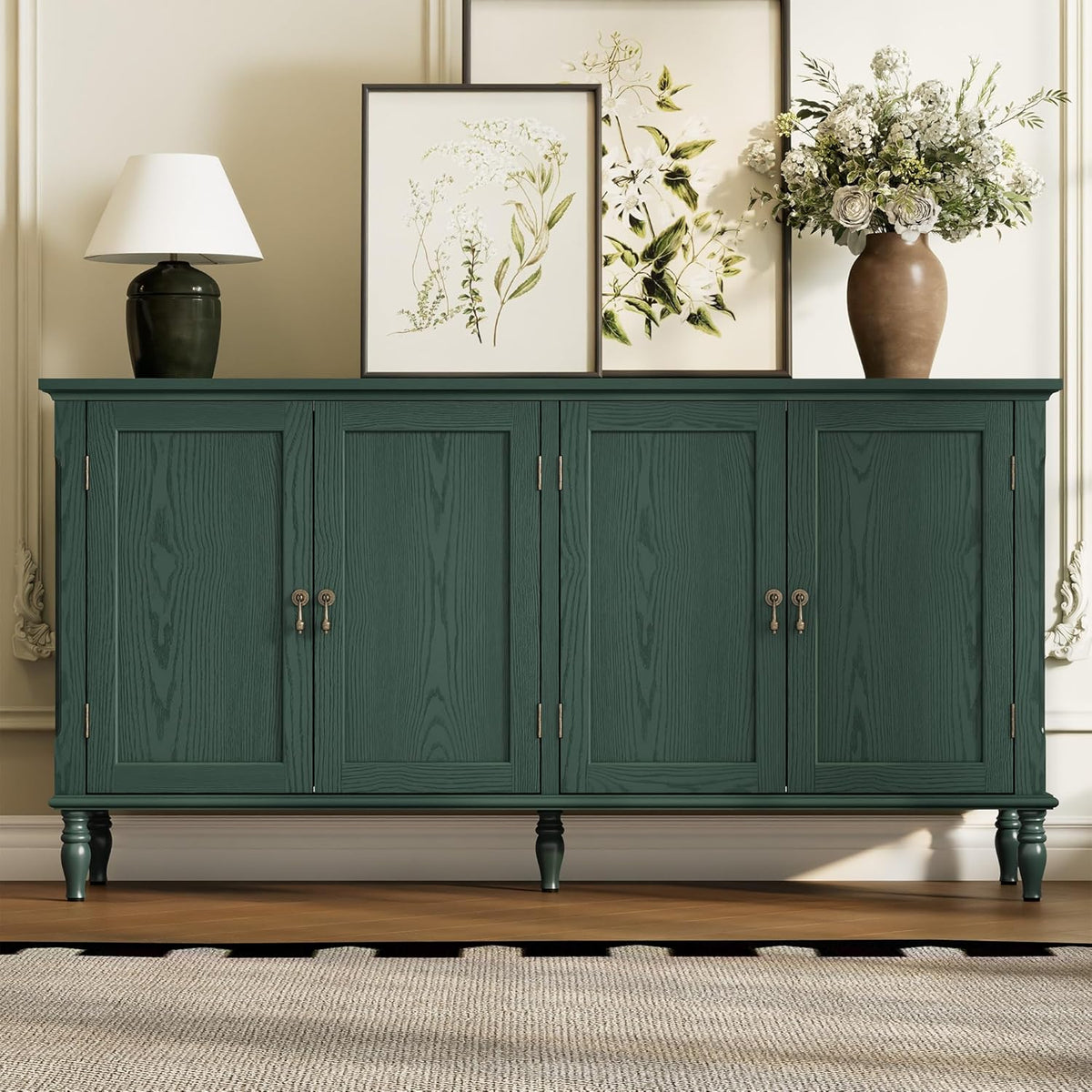 58" Sideboard Buffet Cabinet with Storage