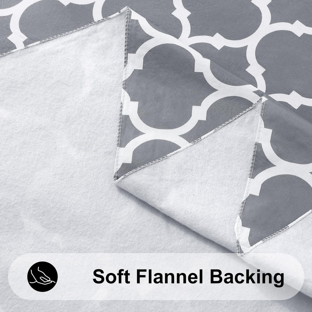 Rectangle Table Cloth, Flannel Backed Vinyl Tablecloth, 54"x108"