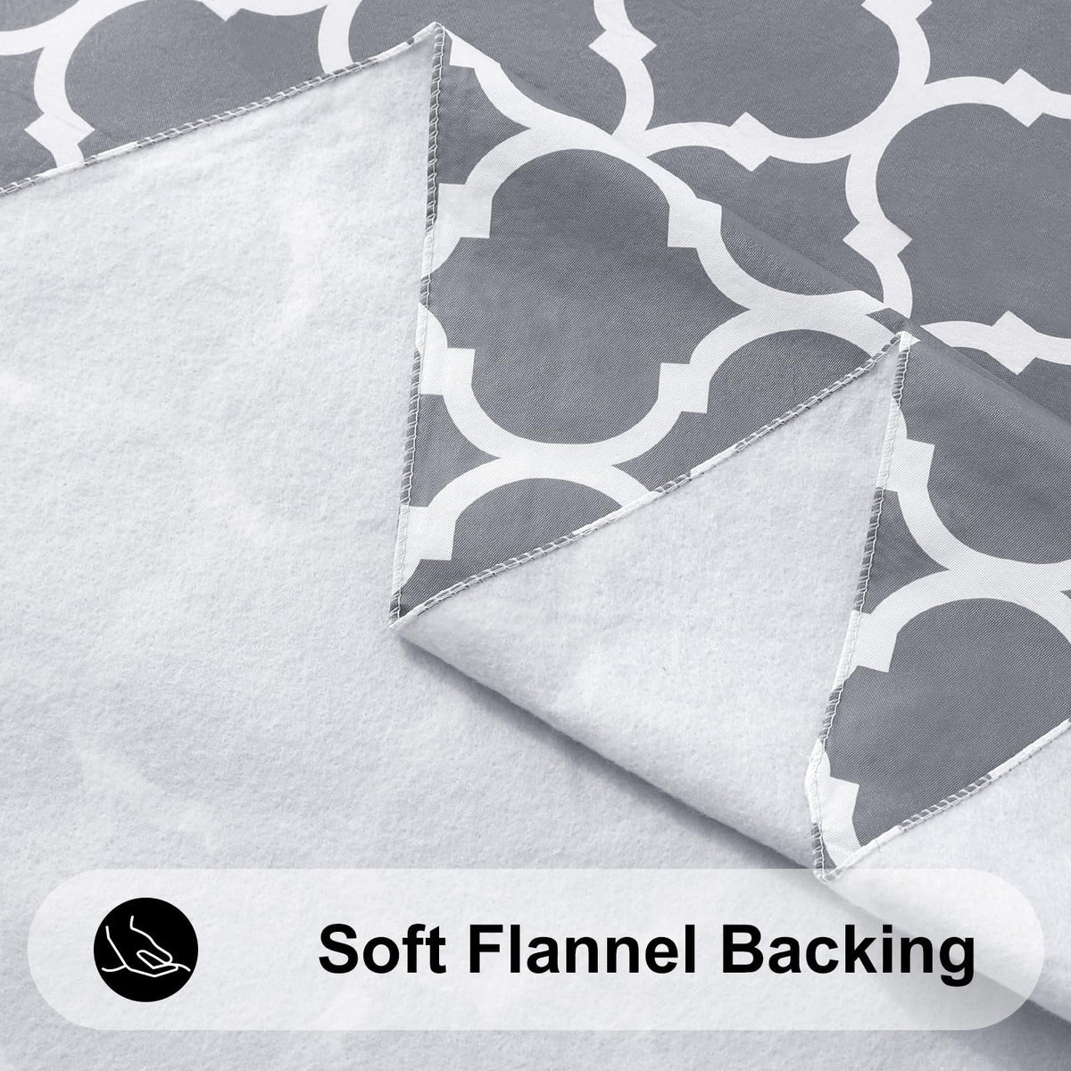 Rectangle Table Cloth, Flannel Backed Vinyl Tablecloth, 54"x108"