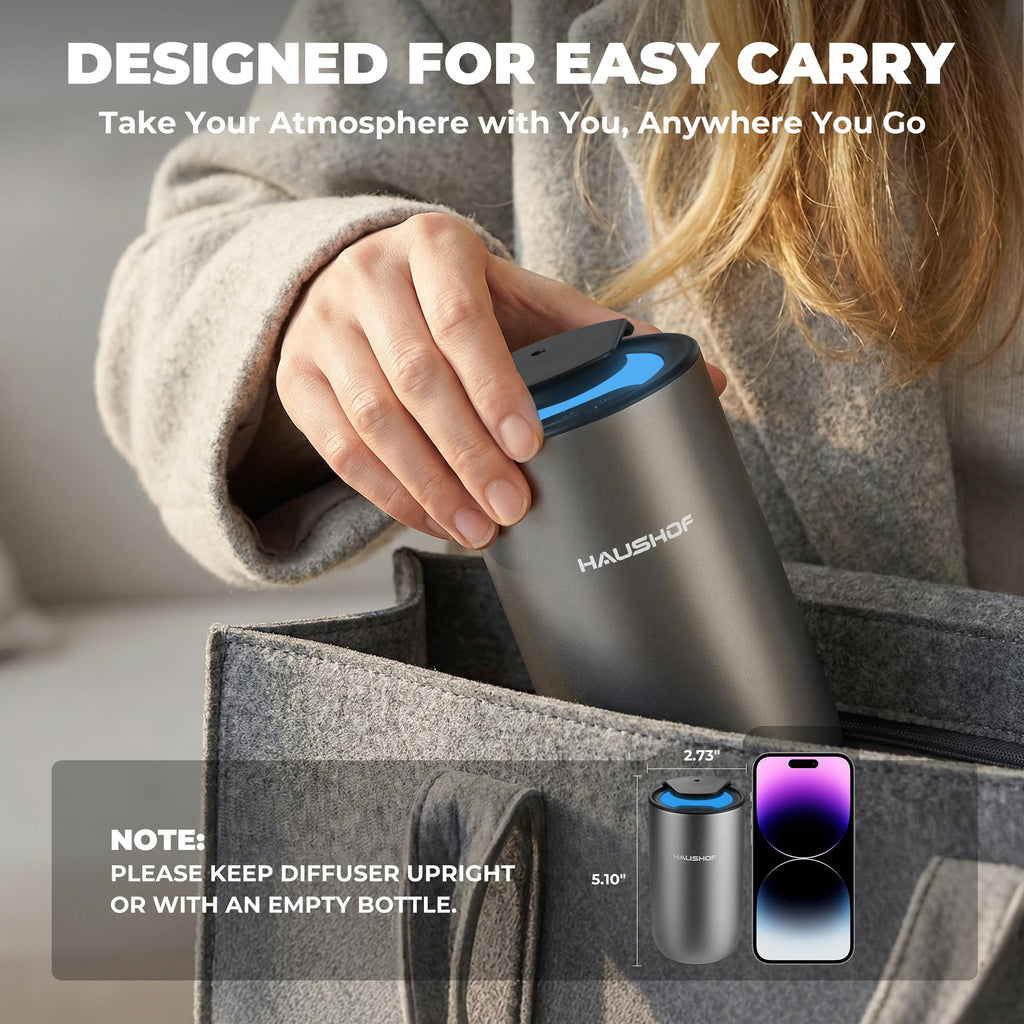 Waterless Essential Oil Diffuser & Car, Rechargeable
