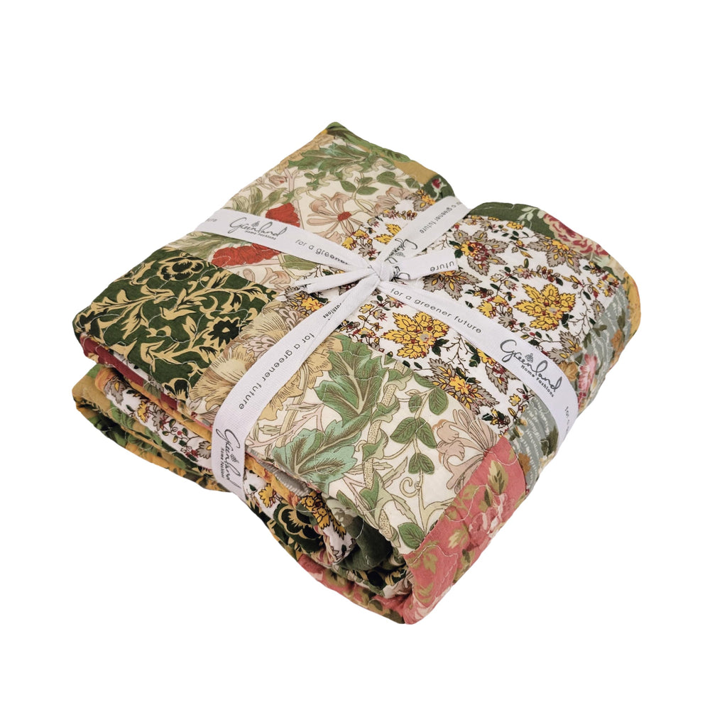Home Antique Chic Quilted Patchwork Throw, 50" x 60", Multicolor