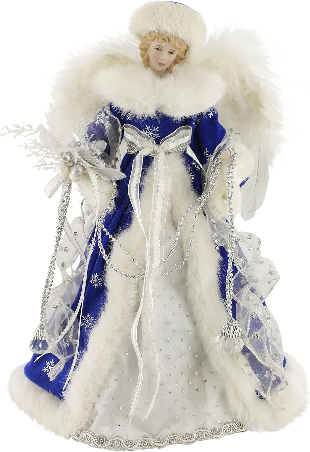 Hill 14" Royal Blue Angel Tree Topper 414530