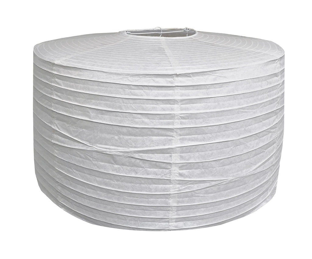 Inspired Noguchi Style Paper Lantern Lights Hanging Drum Paper Lampshade, 2PCS 18 inch