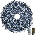 Cluster Lights 50FT 1000 LED String Lights with Remote Cool White