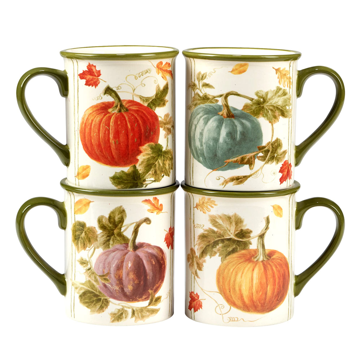 Harvest Autumn Havest 16 Pc Dinnerware Set, Service for 4, Multicolor